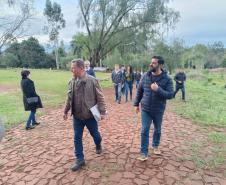 Visita técnica na chácara do Arroio Dourado em Foz do Iguaçu.