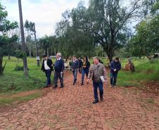 Visita técnica na chácara do Arroio Dourado em Foz do Iguaçu.