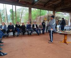 Visita técnica na chácara do Arroio Dourado em Foz do Iguaçu.