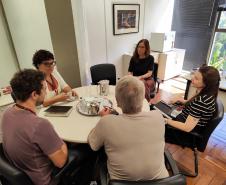 SUDIS faz reunião com a Promotora de Justiça Dra. Aline Bilek Bahr.