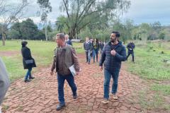 Visita técnica na chácara do Arroio Dourado em Foz do Iguaçu.