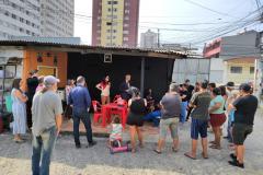 SUDIS em uma visita técnica com  CSF-TJPR,  no bairro Capão Raso, em Curitiba. 