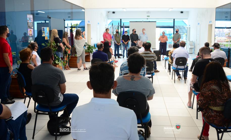 SUDIS participa do lançamento do convênio Armazém da Família em Campo Largo, Paraná.