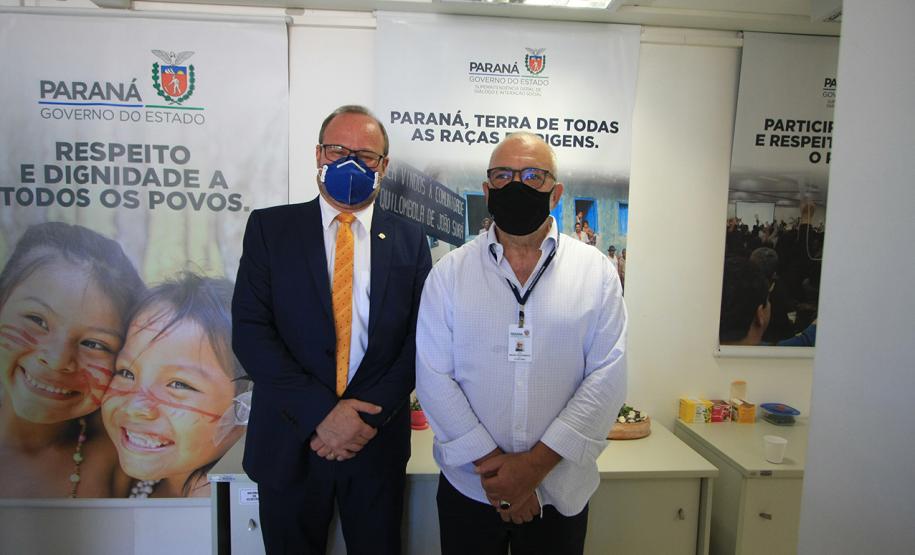 Mauro Rockenbach recebeu o Vereador de Curitiba Dalton Borba (PDT)