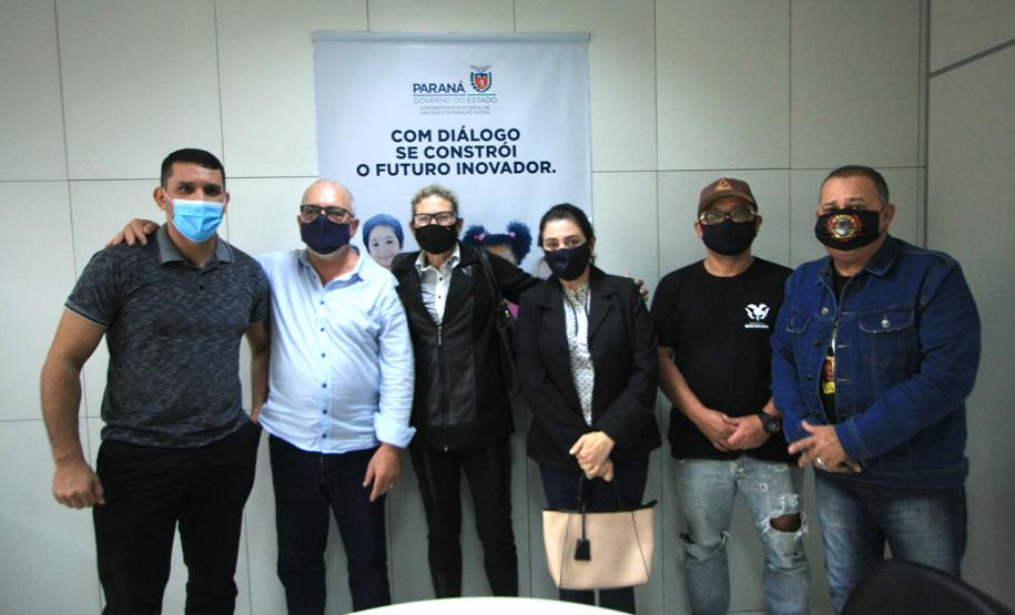 SUDIS recebe a visita da comitiva de Guaraqueçaba.