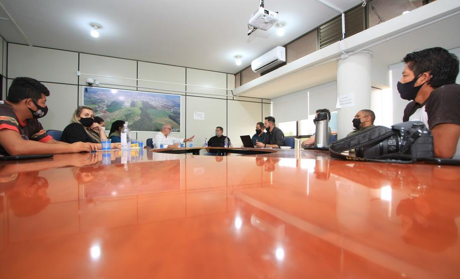 SUDIS, na Prefeitura de São Miguel do Iguaçu com o prefeito Boaventura Manoel Motta