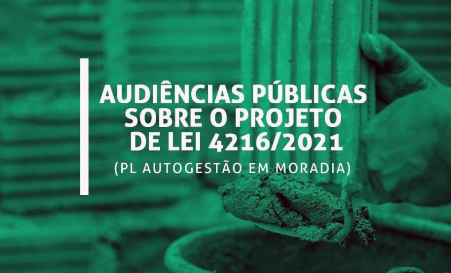 Audiências Públicas sobre PL Autogestão em Moradia.