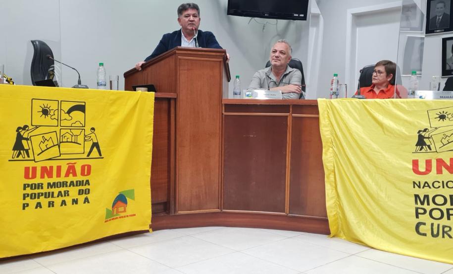 UDIS realiza audiência pública sobre PL de autogestão em moradia na Câmara municipal de Fazenda Rio Grande.