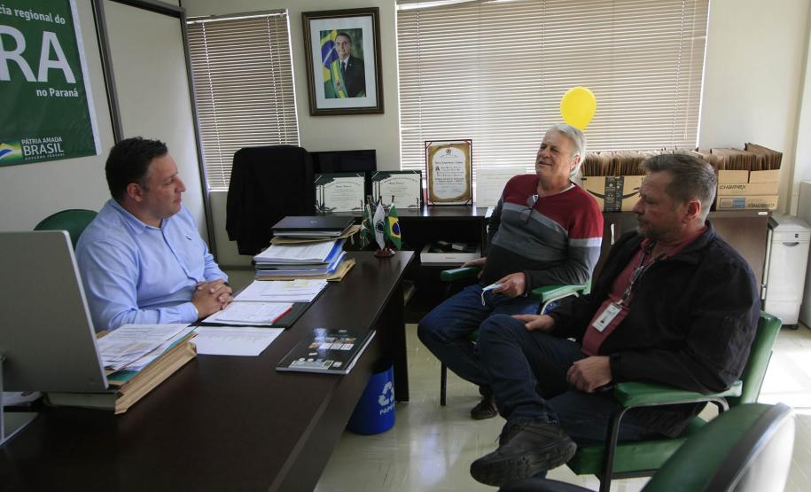 SUDIS visita Superintendente do INCRA.