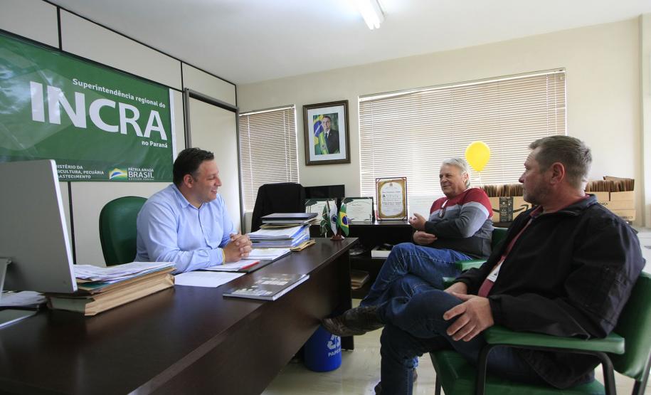 SUDIS visita Superintendente do INCRA.