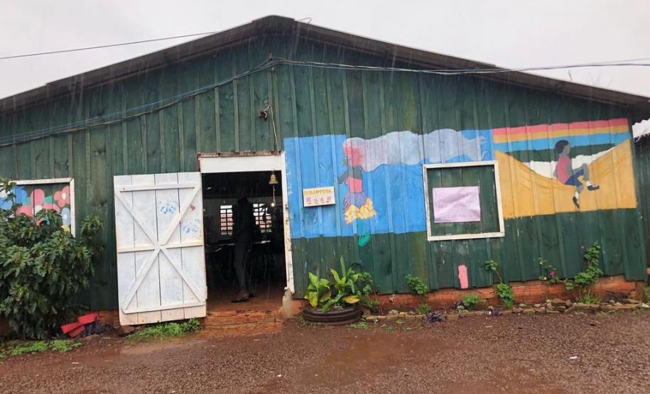 SUDIS visita escola itinerante em Cascavel.