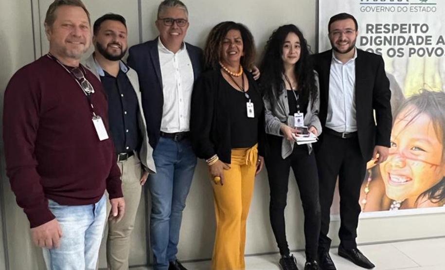 SUDIS, recebeu Edmilson Sales, Diretor Administrativo da Cohab Londrina acompanhado do vereador Matheus Thum, e o assessor Dudu Guerra.