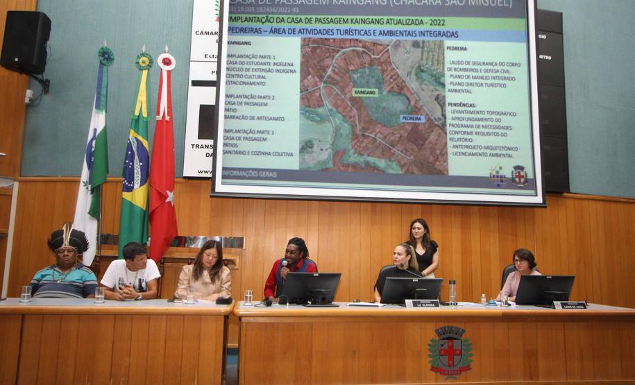 Reunião Pública Temática, para debater sobre a prospecção de melhorias para o povo Kaingang, de Londrina e Tamarana.