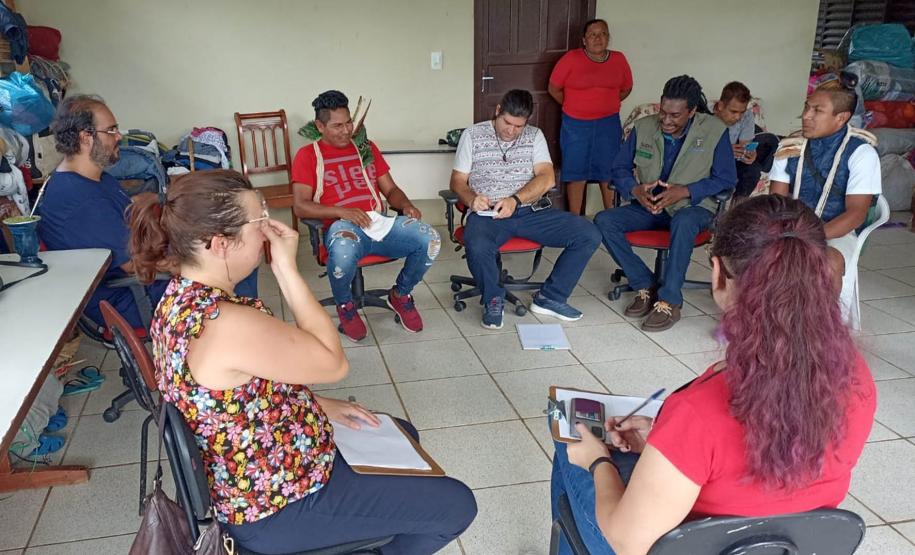 SUDIS acolhe as demandas dos grupos indígenas, Kaingangs e Xoclengs.