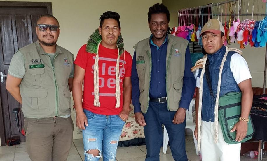 SUDIS acolhe as demandas dos grupos indígenas, Kaingangs e Xoclengs.