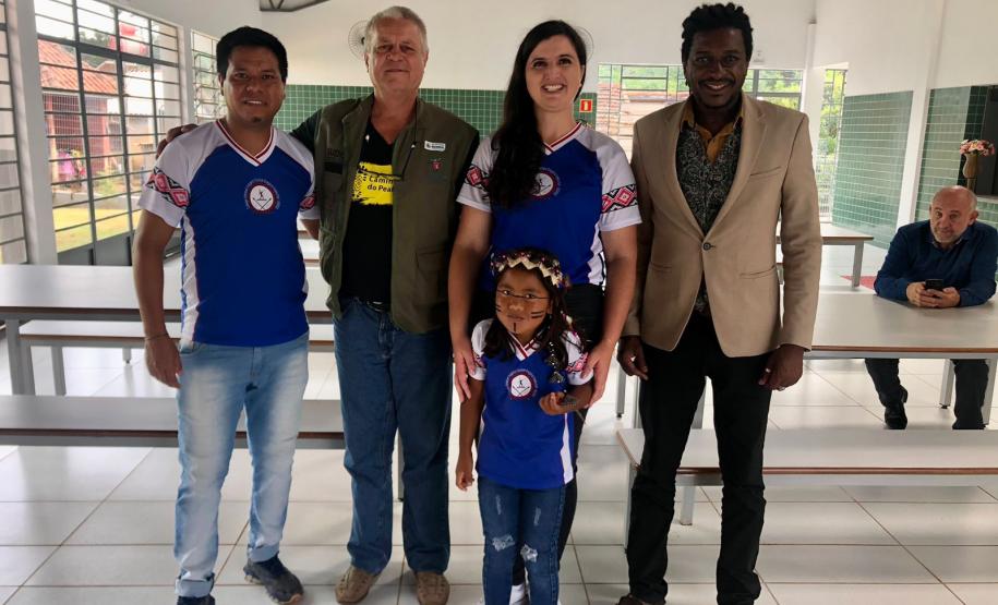 SUDIS acompanha a inauguração das novas estruturas do Colégio Estadual Indígena Cacique Gregório Kaekchot, de Manoel Ribas.