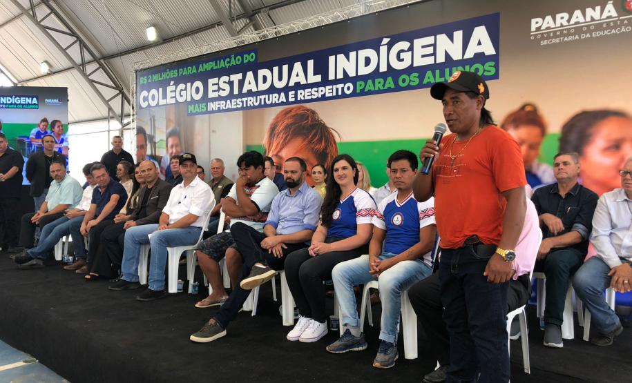 SUDIS acompanha a inauguração das novas estruturas do Colégio Estadual Indígena Cacique Gregório Kaekchot, de Manoel Ribas.