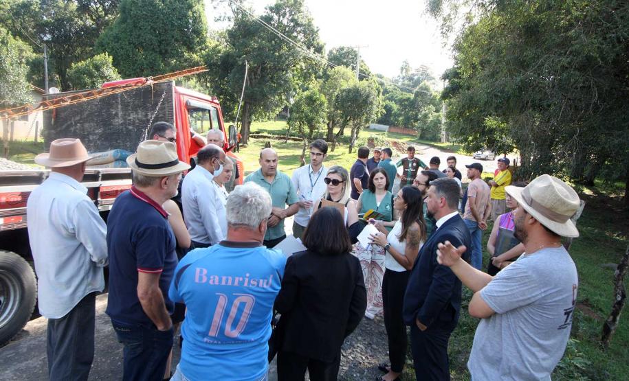 SUDIS fez uma visita técnica a comunidade rural em São Mateus do Sul.