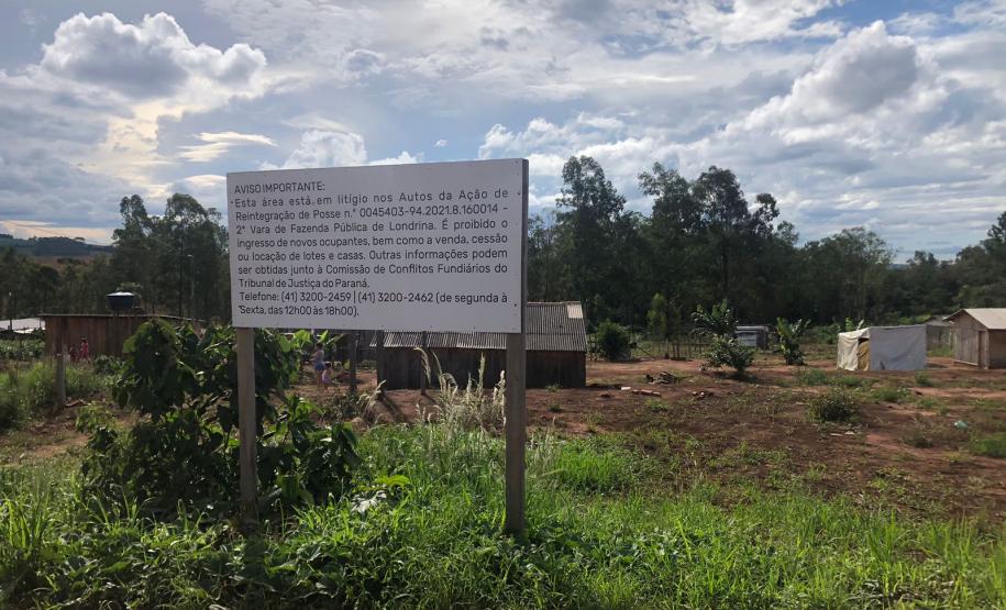 SUDIS visita área em conflito no Município de Tamarana, norte do Estado.