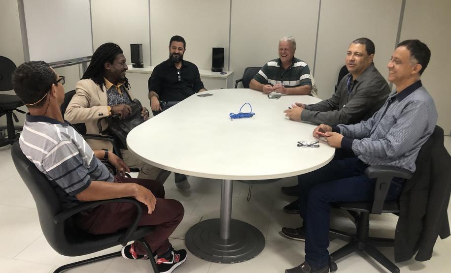 SUDIS faz reunião com o Presidente da Associação Quilombolas e representantes da prefeitura de São Miguel do Iguaçu.