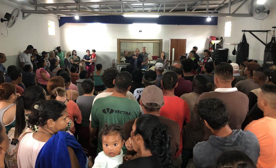 SUDIS presente na ocupação Aparecidinha em Londrina.