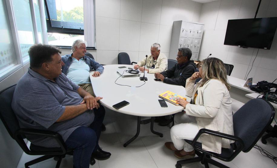 SUDIS recepciona delegação de Ponta Grossa que veio tratar de encaminhamentos para comunidade Andorinhas de Ponta Grossa.