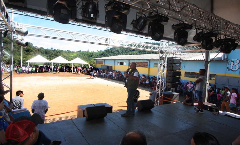 SUDIS participa do encerramento da Semana Cultural Indígena do Rio das Cobras em Nova Laranjeiras.
