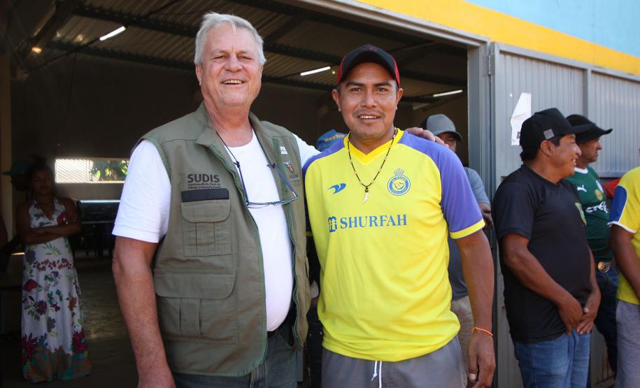 SUDIS participa do encerramento da Semana Cultural Indígena do Rio das Cobras em Nova Laranjeiras.