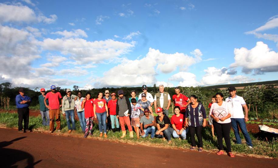 SUDIS, foi recepcionada no acampamento de trabalhadores rurais, Chico Mendes em Matelândia.