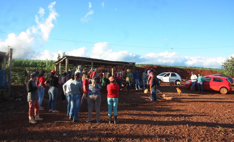 SUDIS, foi recepcionada no acampamento de trabalhadores rurais, Chico Mendes em Matelândia.