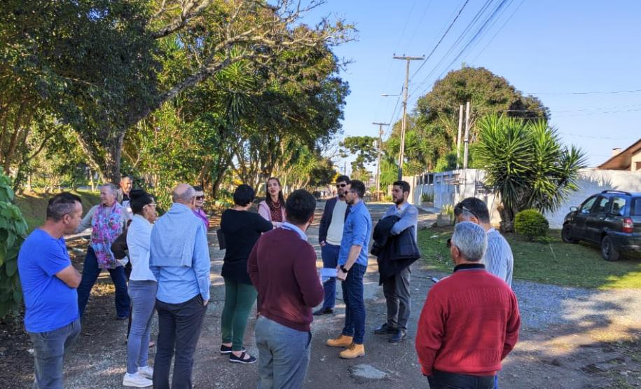 SUDIS Acompanha a visita técnica na Vila Bom Jesus (Vila da Passarela) em Campo Largo.