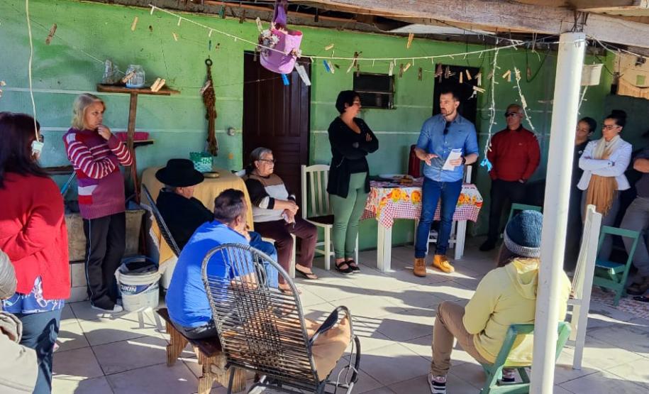 SUDIS Acompanha a visita técnica na Vila Bom Jesus (Vila da Passarela) em Campo Largo.