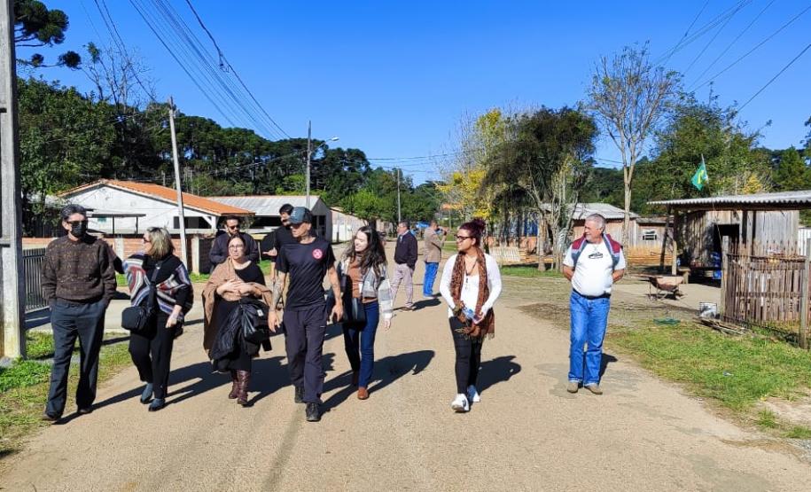 SUDIS inicia a semana participando de visitas em áreas de conflito.
