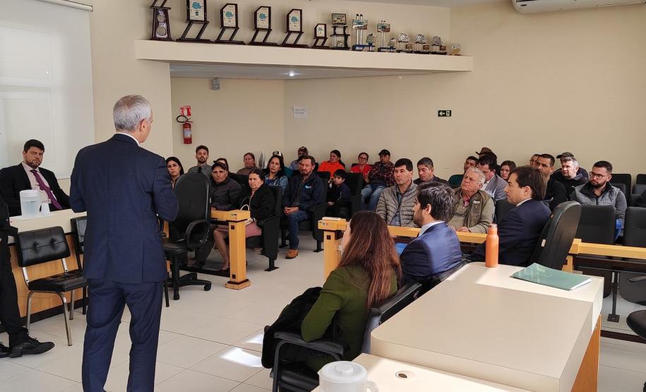 SUDIS presente em audiência no Fórum de Pitanga.