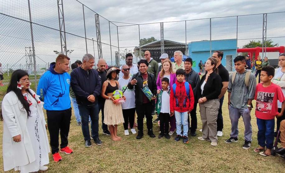 SUDIS participa da abertura dos jogos Indígenas.