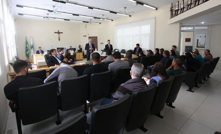 SUDIS presente em audiência no Fórum de Pitanga.