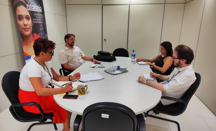 SUDIS e Representante do Ministério Público Discutem Cooperação em Projeto do Mapa dos Conflitos Fundiários do Estado do Paraná.