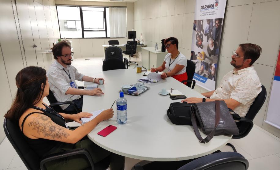 SUDIS e Representante do Ministério Público Discutem Cooperação em Projeto do Mapa dos Conflitos Fundiários do Estado do Paraná.