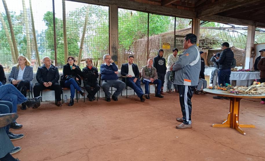 Visita técnica na chácara do Arroio Dourado em Foz do Iguaçu.