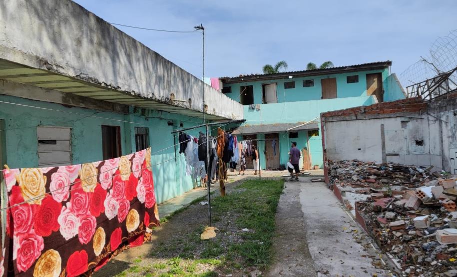 SUDIS em uma visita técnica com CSF-TJPR, no bairro Capão Raso, em Curitiba.