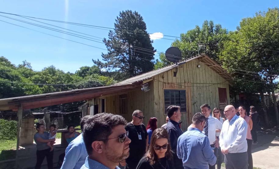 SUDIS em uma visita técnica da  CSF-TJPR, realizada no município de Campo Largo.