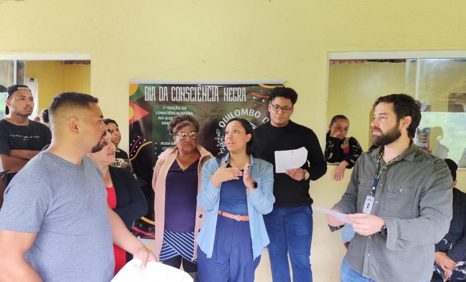 Território Quilombola do Varzeão, em Dr. Ulysses (PR), recebe comitiva do Governo do Estado.