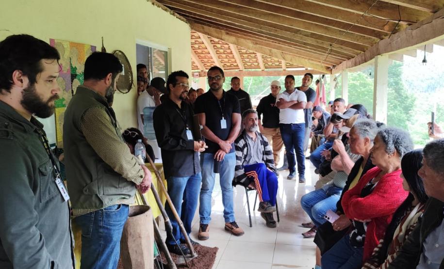 Território Quilombola do Varzeão, em Dr. Ulysses (PR), recebe comitiva do Governo do Estado.