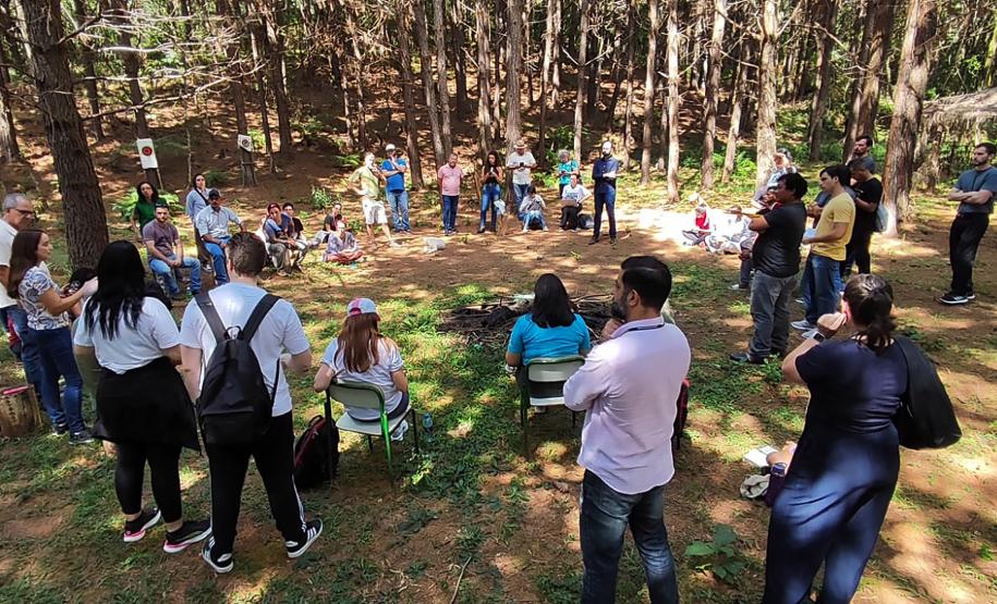 Reunião no Parque do Mate debate melhorias para a comunidade indígena Kókhun Já Má.