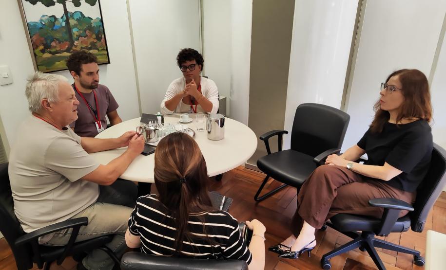 SUDIS faz reunião com a Promotora de Justiça Dra. Aline Bilek Bahr.