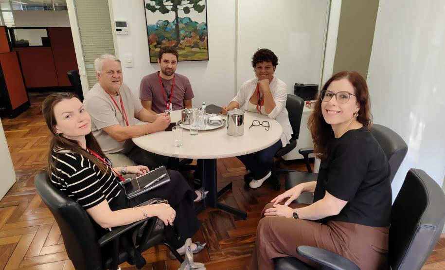 SUDIS faz reunião com a Promotora de Justiça Dra. Aline Bilek Bahr.