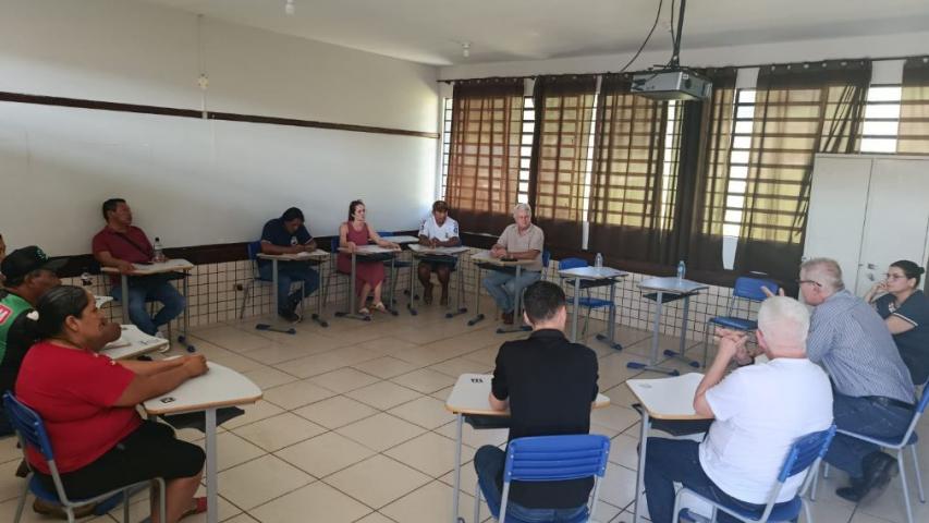 SUDIS realiza visita e reunião no Território Indígena Rio das Cobras, em Nova Laranjeiras