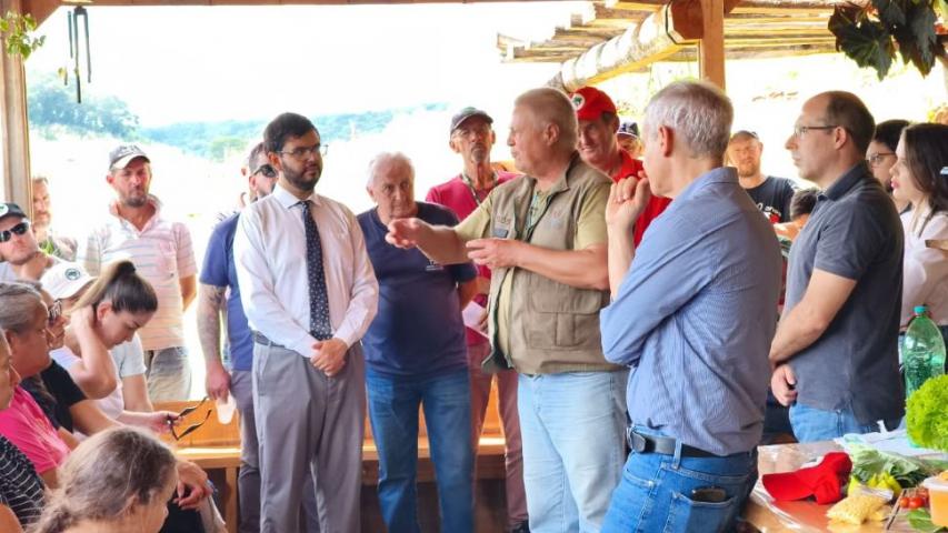 SUDIS acompanha visita do TJ-PR a áreas em conflito fundiário em Porto Barreiro